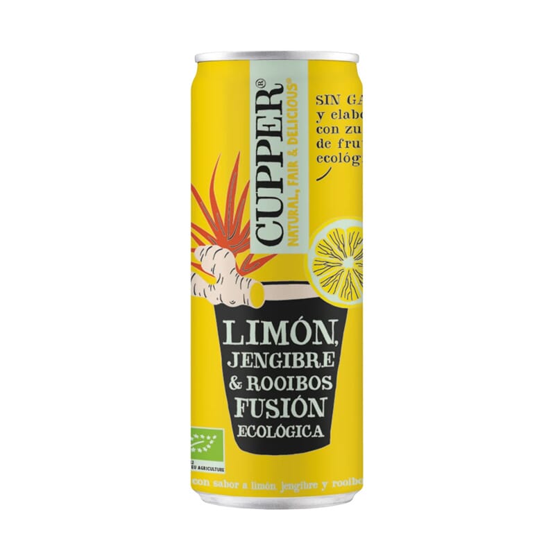 Bebida de Jengibre Limón y Rooibos Eco 12 Uds 250 ml