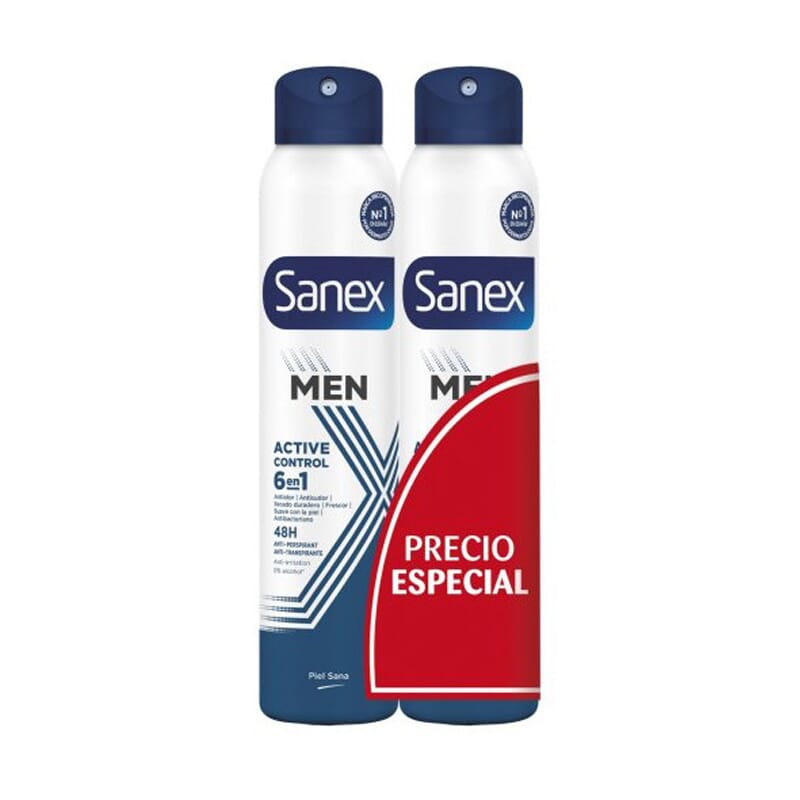 Desodorante Men Active Control 48H Spray 2 Uds 200 ml