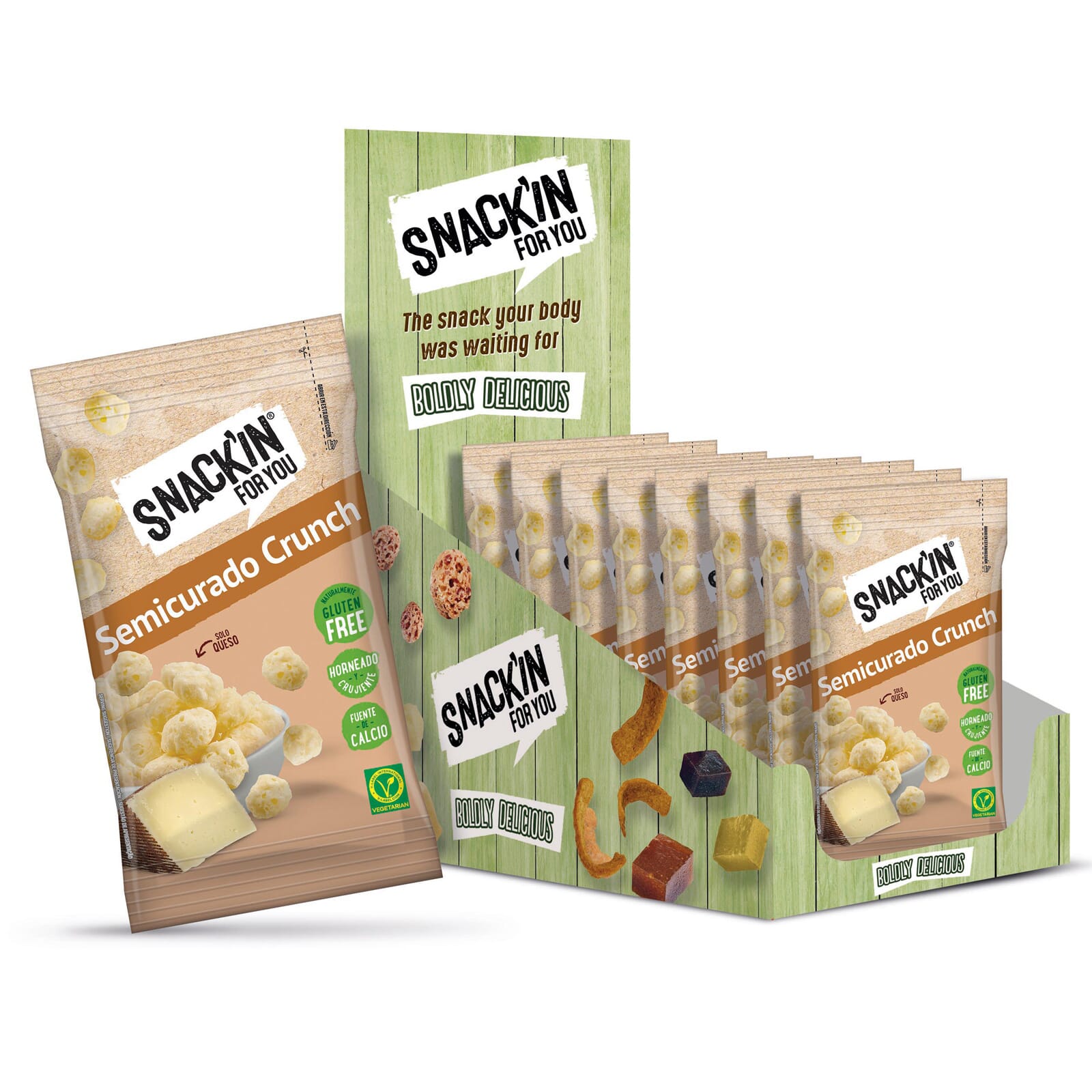 Snack Pops Semicurado 8 Uds 20g
