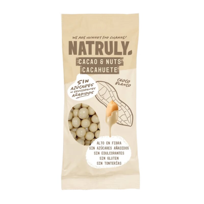Cacao & Nuts Chocolate Blanco 50g de Natruly