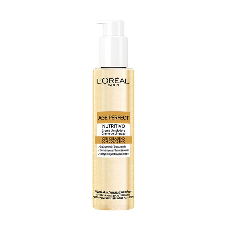 Age Perfect Nutritivo Crema Limpiadora Con Colágeno 150 ml de L'Oreal Paris
