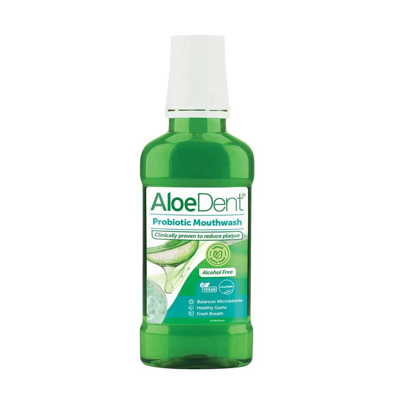 Enxaguante Bucal Aloe Vera Probiótico Sem Flúor 250 ml
