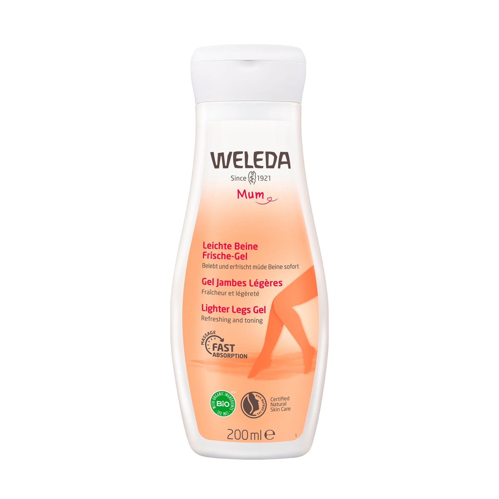 Mum Gel Refrescante Piernas Ligeras 200 ml de Weleda