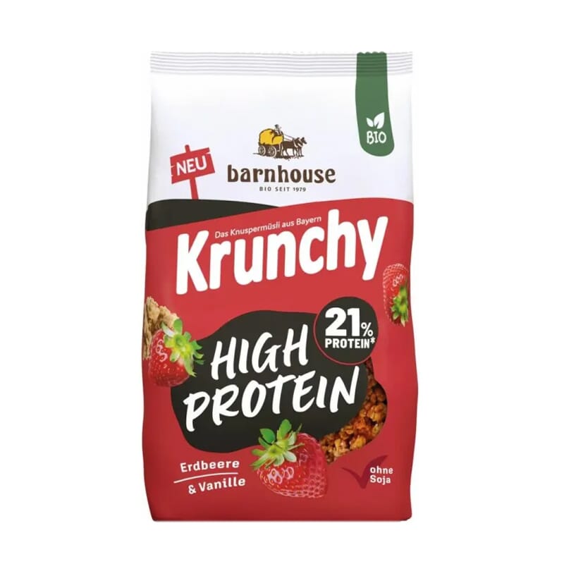 Muesli Krunchy Fresa High Protein 450g