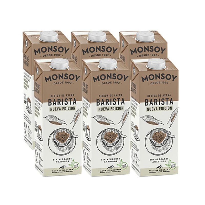 Bebida De Avena Barista Bio 6 Unidades 1 L