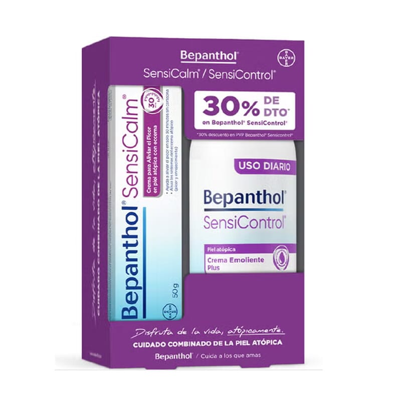 Bepantjol Sensicalm Crema 50g + Sensicontrol Emoliente 400 ml