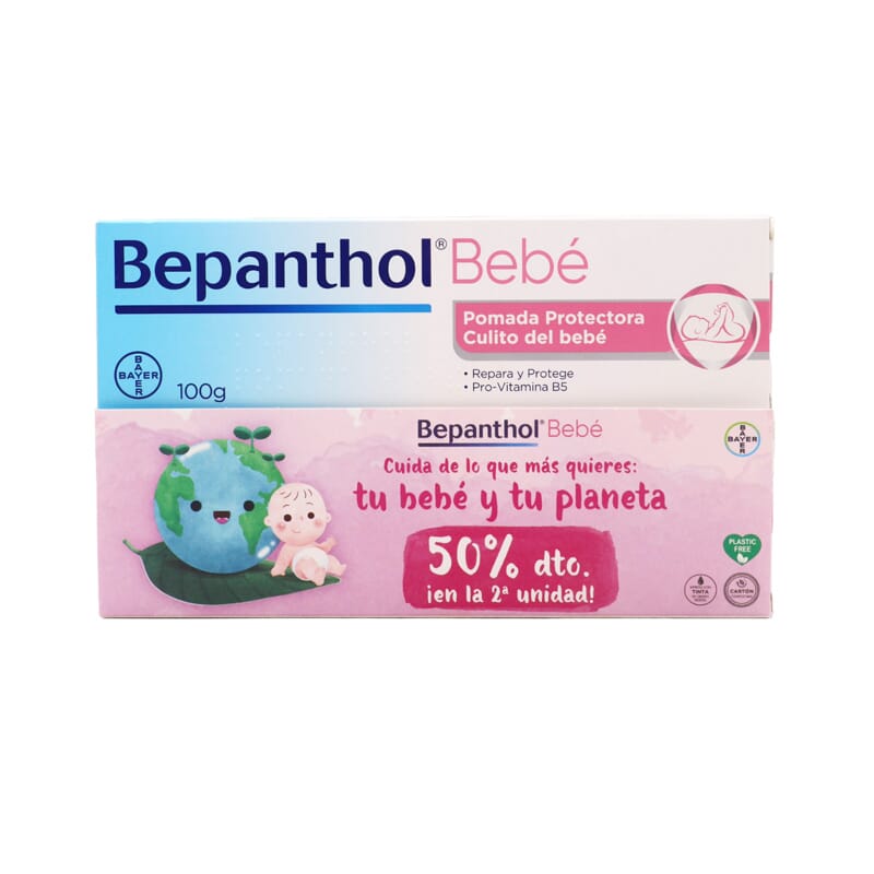 Bepanthol Pomada Protectora Bebé Duplo 2 Uds 100 ml
