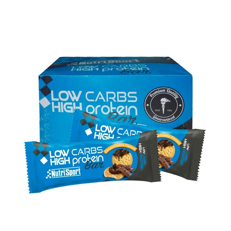 LOW CARBS HIGH PROTEIN BAR 16 Barritas de 60g de NutriSport