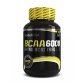BCAA 6000 contiene aminoácidos ramificados indicado para la construcción y recuperación muscular