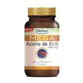 Mega Aceite de Krill es una fuente excelente de Omega-3.
