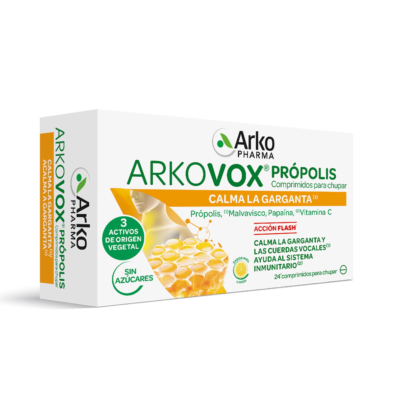 ARKOVOX PRÓPOLIS MIEL Y LIMÓN 24 Tabs