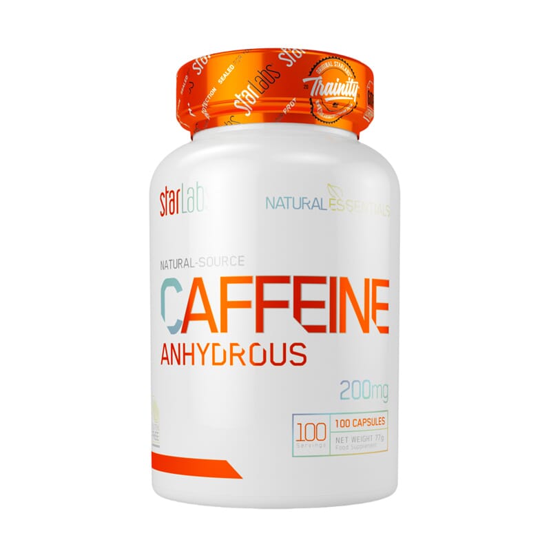 CAFFEINE ANHYDROUS 100 Caps