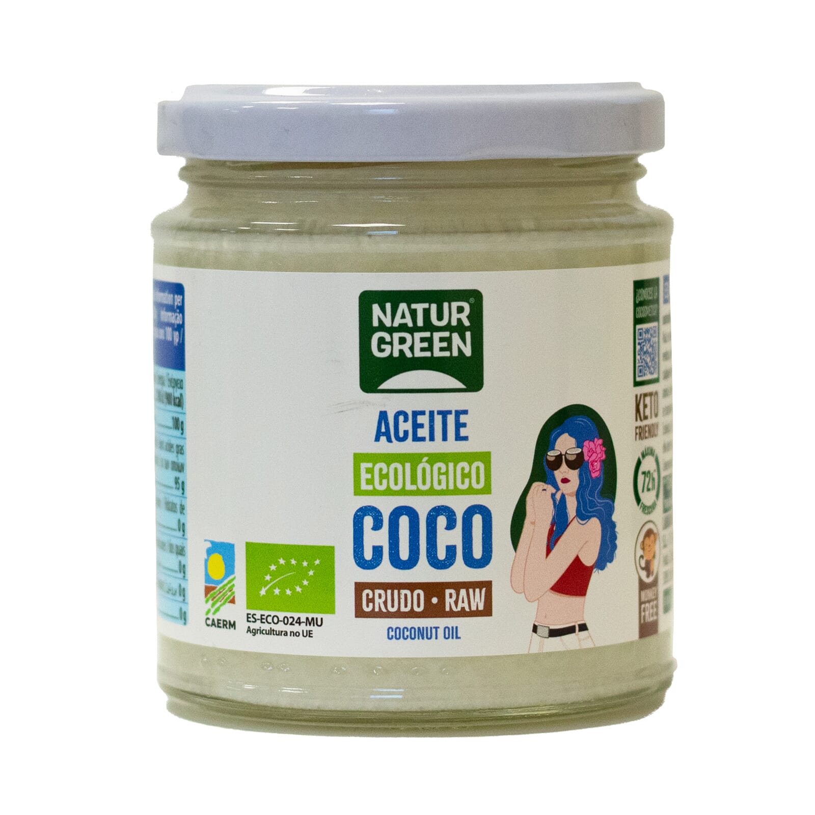 Aceite De Coco Virgen Bio 200g