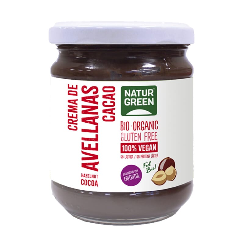 CREMA CACAO AVELLANAS BIO 200g