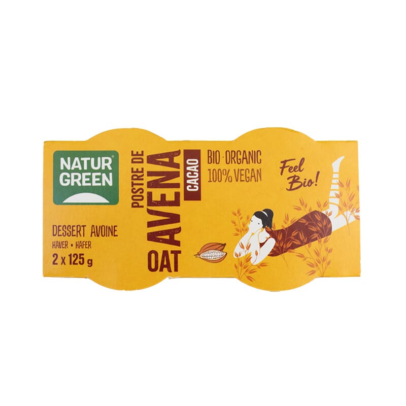 Dessert Havermout Cacao Bio 2 Ud van 125g