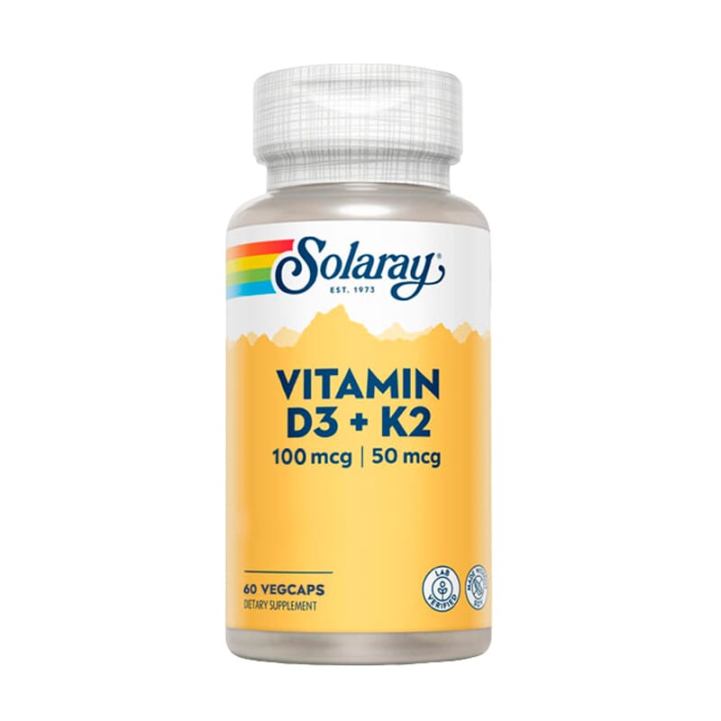 VITAMINA D3 Y K2 60 Cápsulas Vegetales