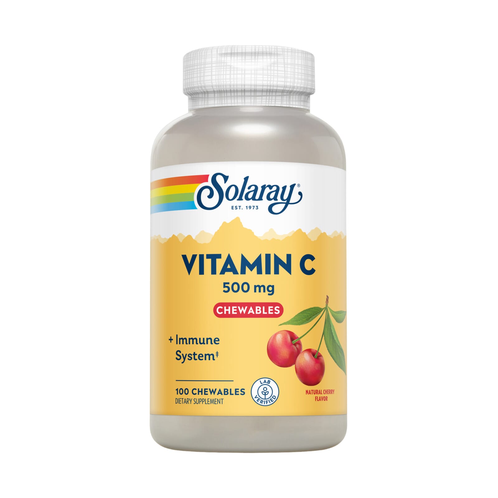 VITAMINA C MASTICABLE 500mg SABOR CEREZA 100 Tabs