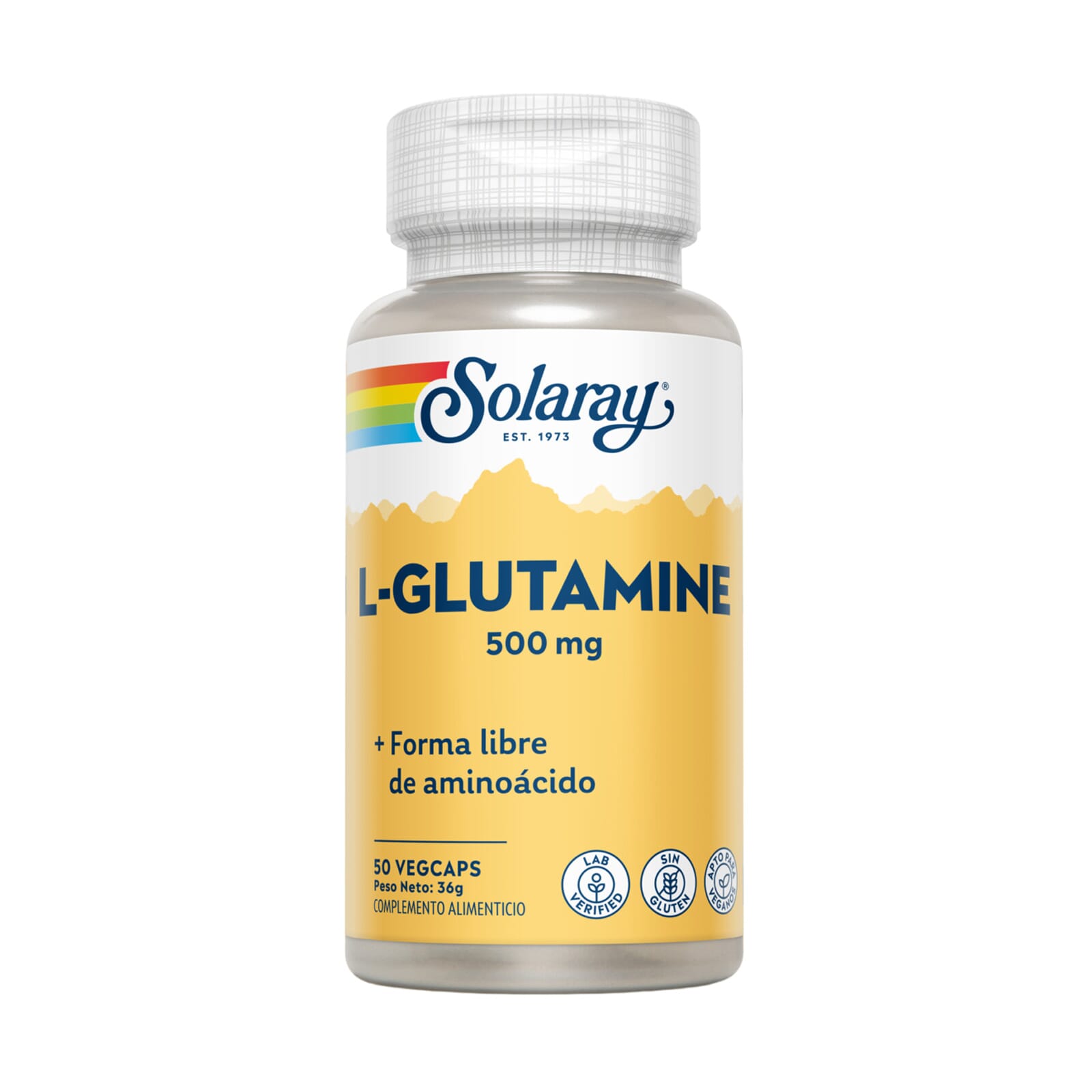 L-GLUTAMINA 500mg 50 Cápsulas vegetales