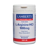 L-Arginina Hcl 1000 mg 90 Pastiglie di Lamberts