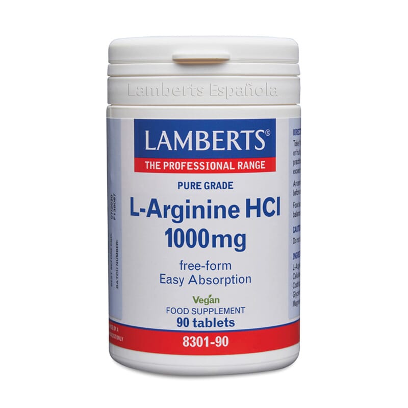 L-ARGININA HCL 1000mg 90 Tabs