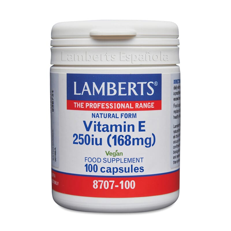 VITAMINA E NATURAL 250UI 100 Caps