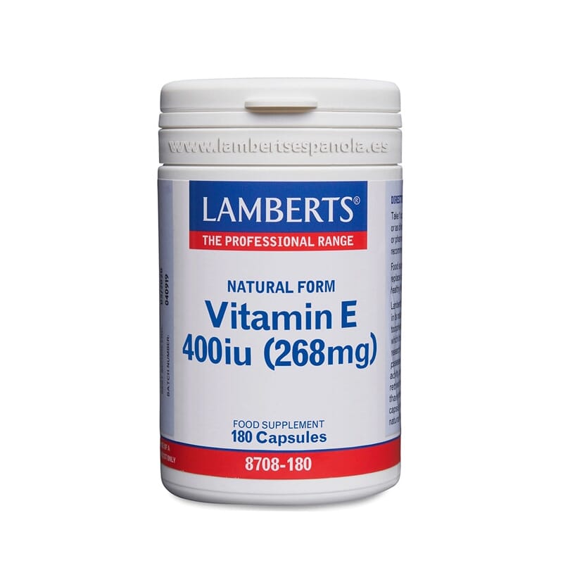 VITAMINA E NATURAL 400UI 180 Caps