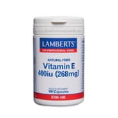 Vitamina E Natural 400UI da Lamberts é um importante antioxidante.