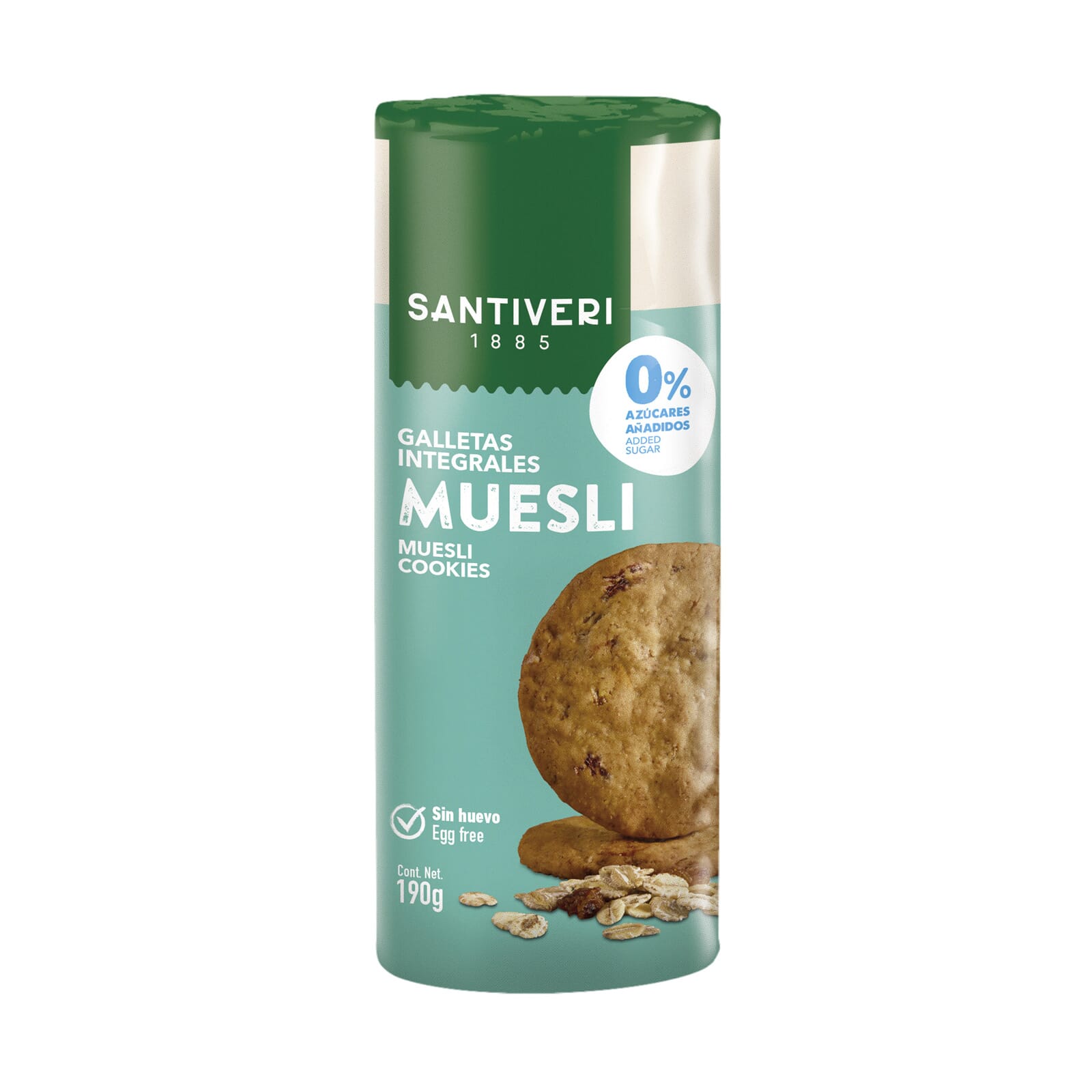 GALLETAS INTEGRALES MUESLI 190g