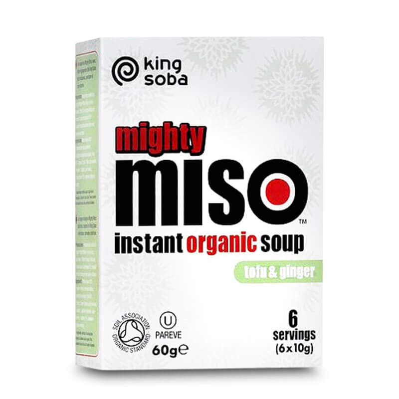 SOPA DE MISO CON TOFU Y JENGIBRE SIN GLUTEN BIO 6 Ud de 10g