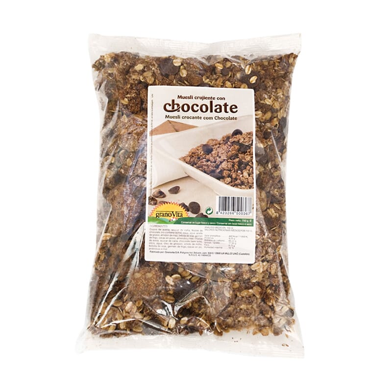 MUESLI CRUJIENTE CON CHOCOLATE 750g