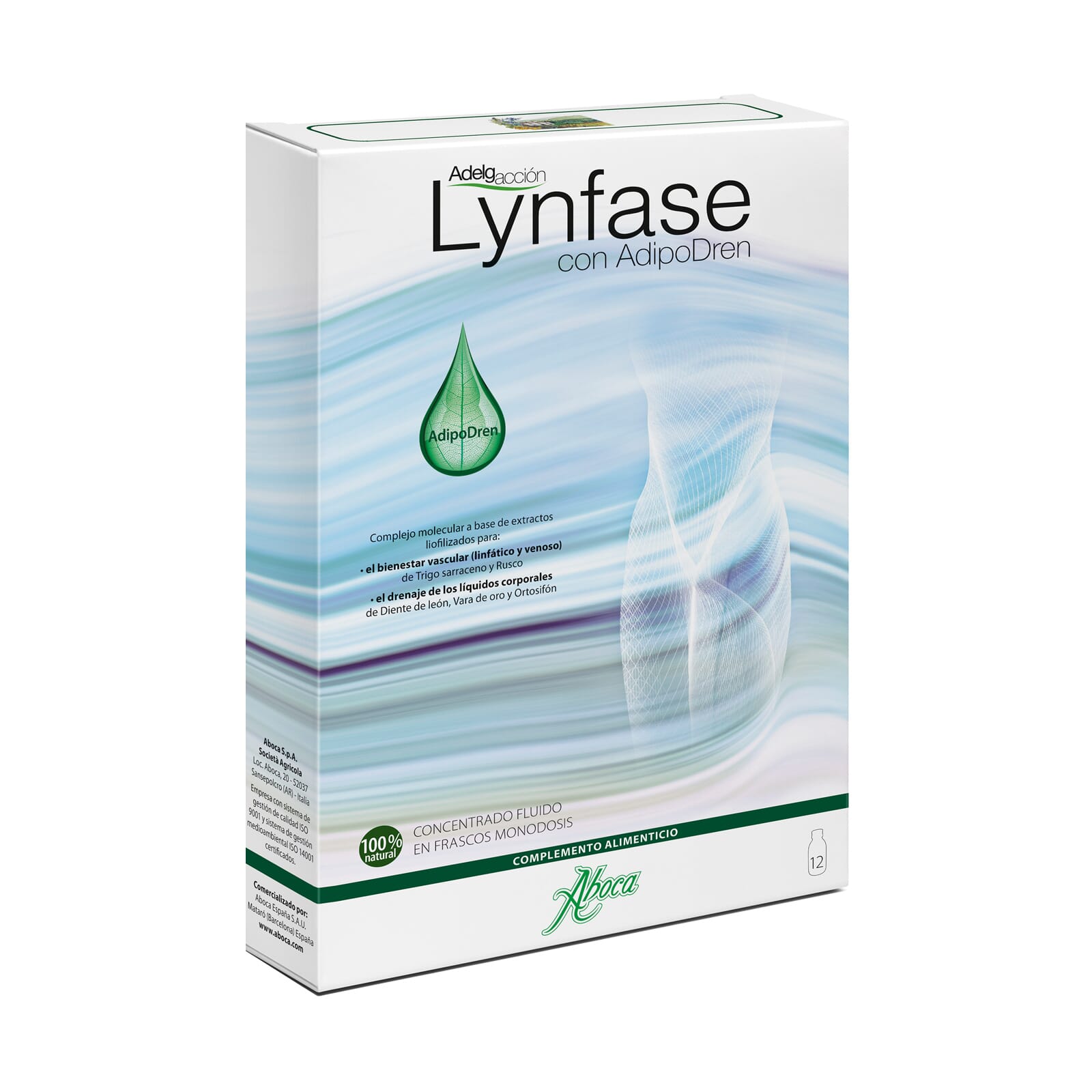 ADELGACCIÓN LYNFASE CONCENTRADO FLUIDO 12 Ud de 15g