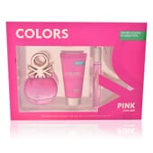 Colors Pink Lote EDT 50 ml + Body Lotion 50 ml + EDT mini vapo 10 ml - Benetton | Nutritienda