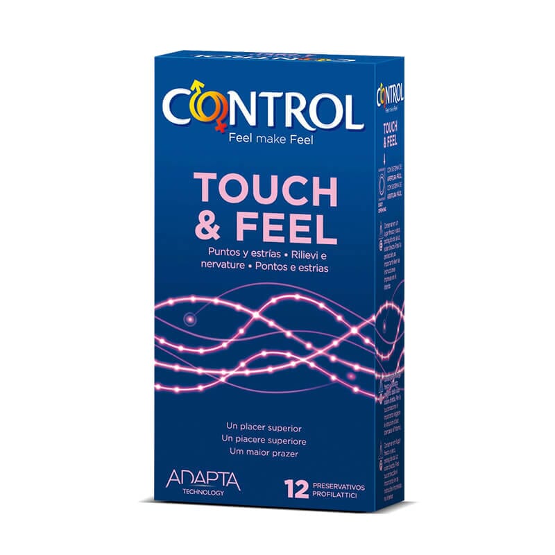 Control Touch & Feel más placer y disfrute.