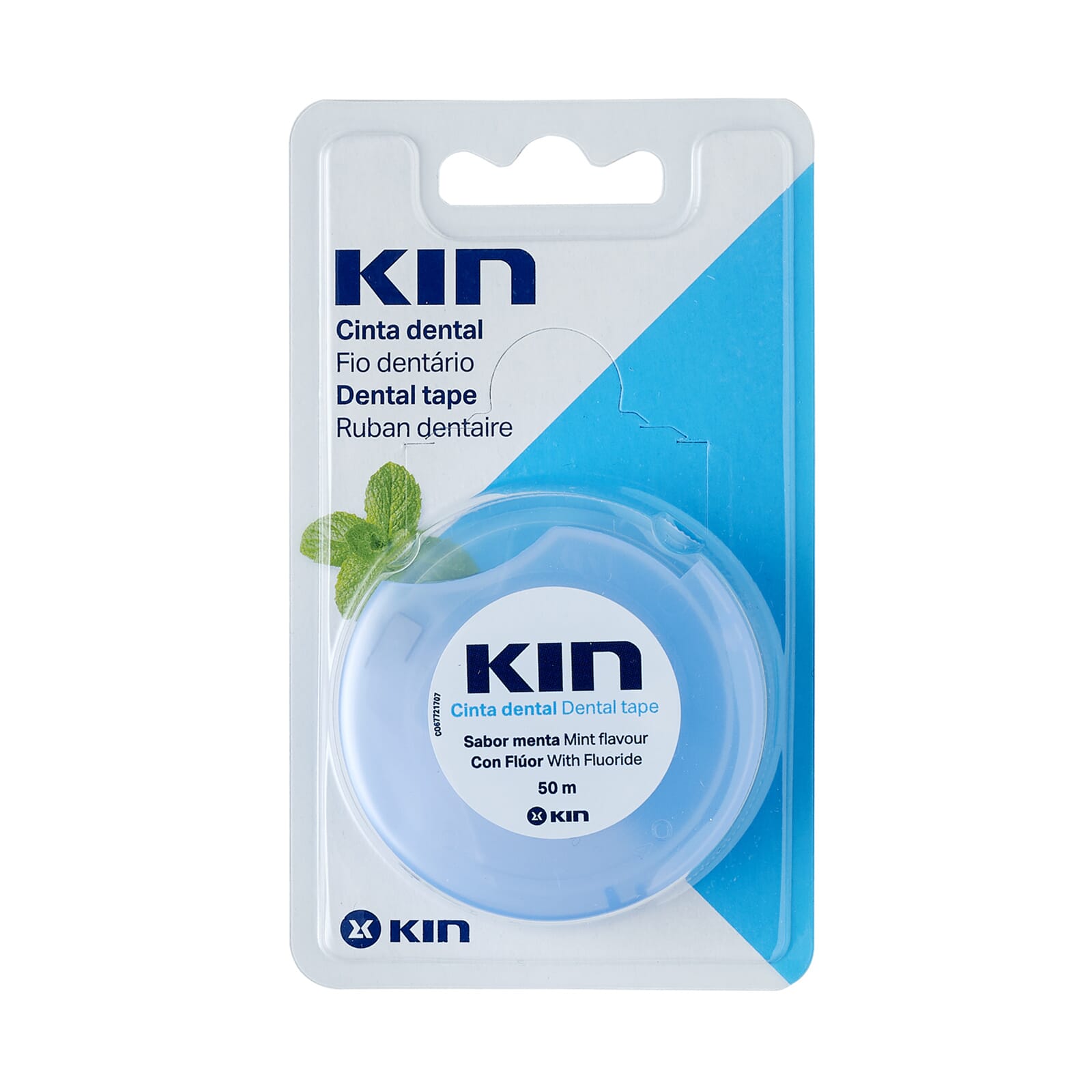 KIN CINTA DENTAL CON FLÚOR Y MENTA 50m