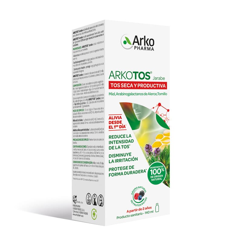 ARKOTOS JARABE TOS SECA Y PRODUCTIVA 140ml