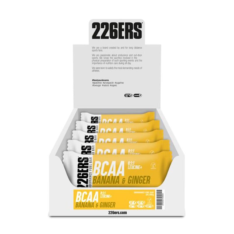 ENDURANCE FUEL BAR BCAA´s 24 Barras de 60g