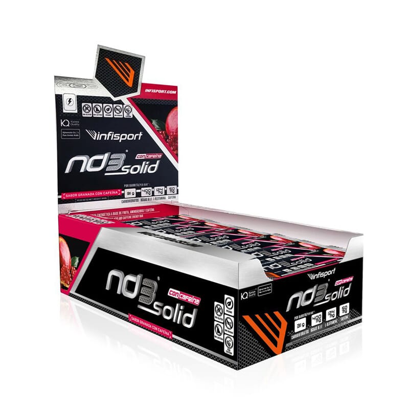 ND3 SÓLIDO CON CAFEÍNA 21 Barritas de 40g