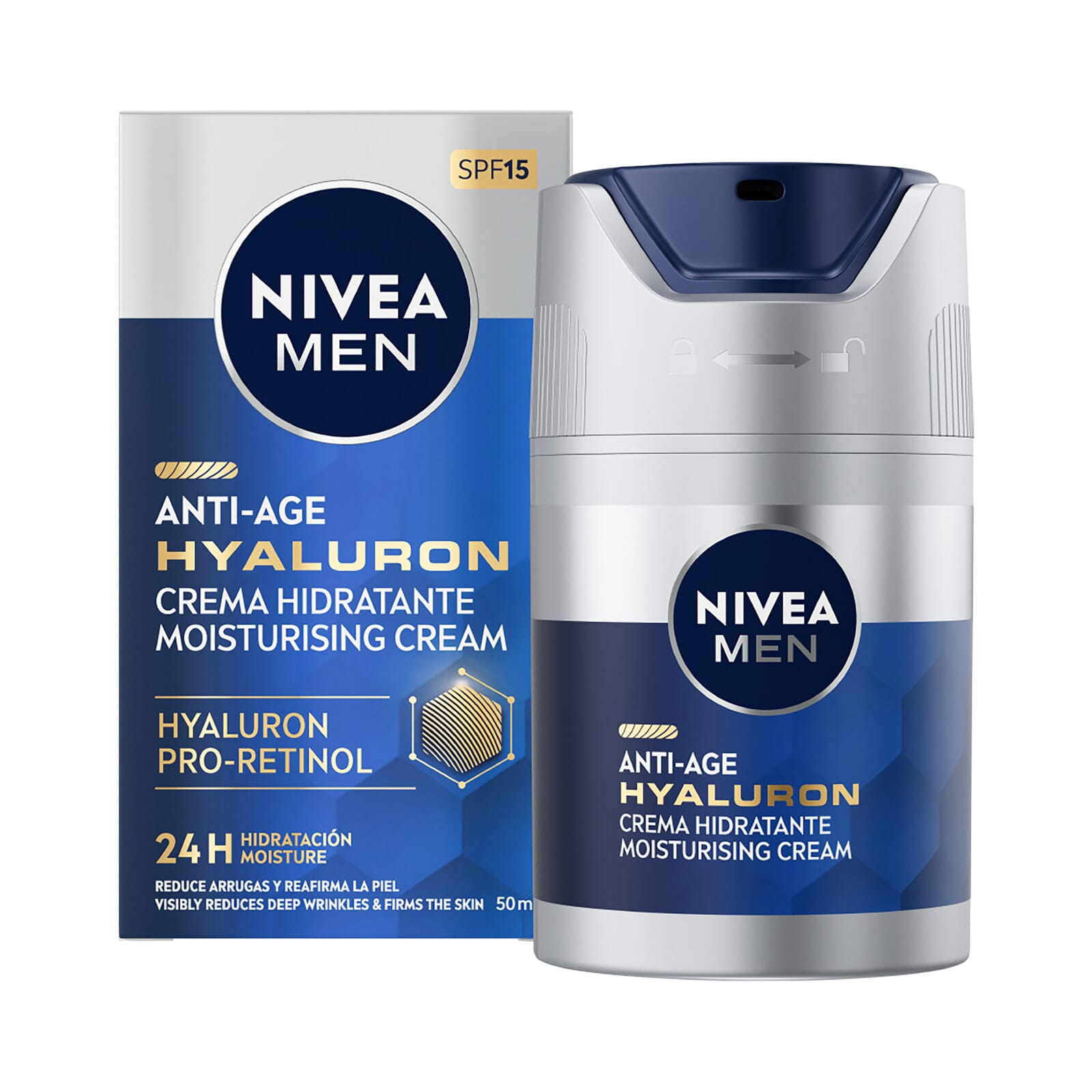 Men Active Age Anti-Arrugas Hidratante DNAge 50 ml