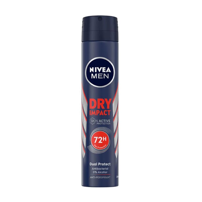 Men Dry Impact 72H Desodorante Spray 200 ml