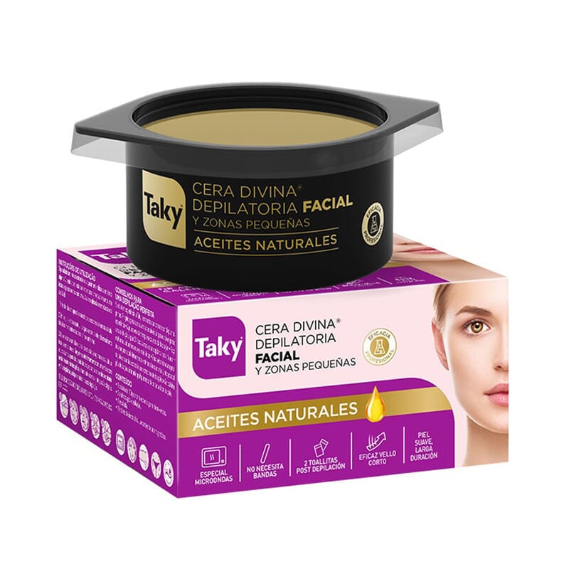 Cera Divina Depilatoria Facial Aceites Naturales 100g