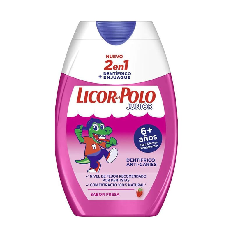 Pasta Dentífrica 2 En 1 Junior +6 Años Fresa 75 ml