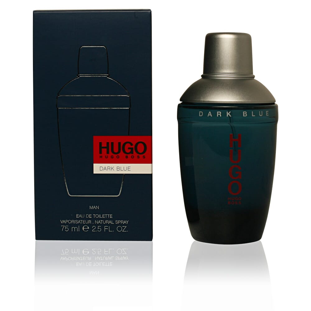 espejo de puerta Justicia Eficacia DARK BLUE eau de toilette vaporizador 75 ml | Hugo Boss