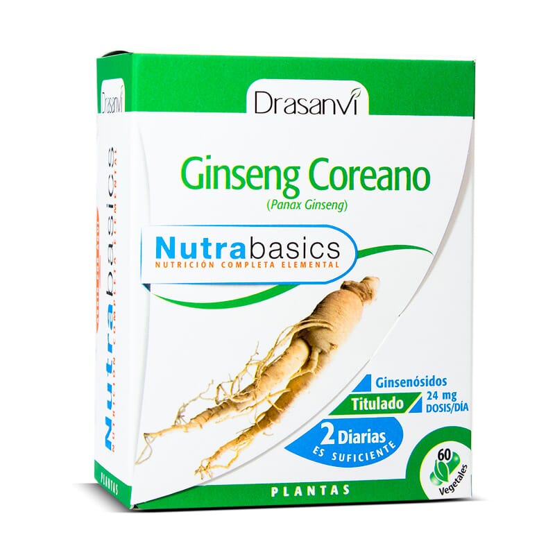 GINSENG COREANO NUTRABASICS  60 Caps