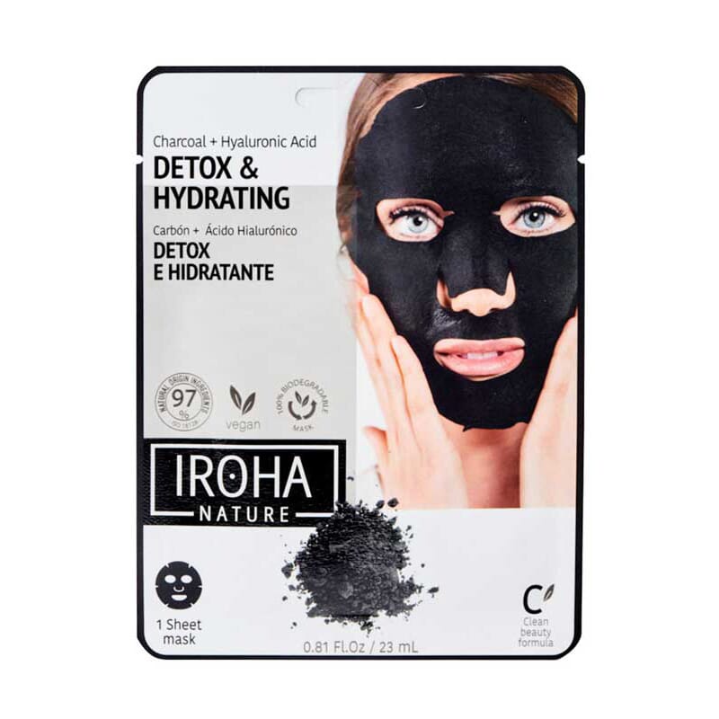 Detox Charcoal Black Tissue Facial Mask 1 use