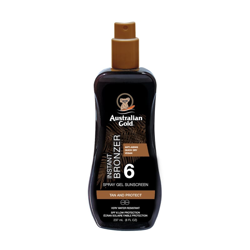 Sunscreen SPF6 Spray Gel With Instant Bronzer 237 ml