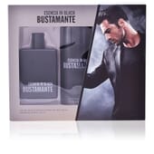 Esencia In Black Lote EDT 100 ml + aftershave 75 ml - Bustamante | Nutritienda