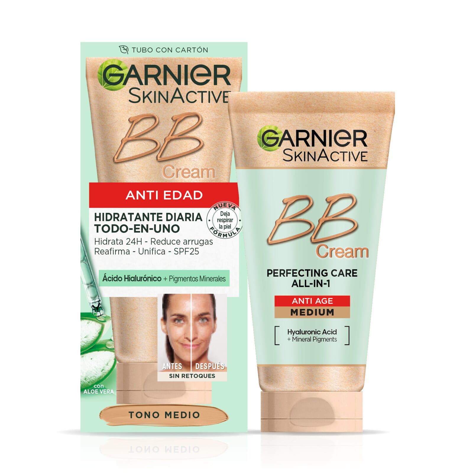 Skin Active BB Cream Anti-Edad #Medium 50 ml