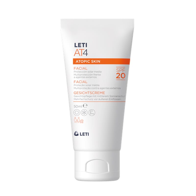 LETIAT4 FACIAL PIEL ATÓPICA SPF20 50ml