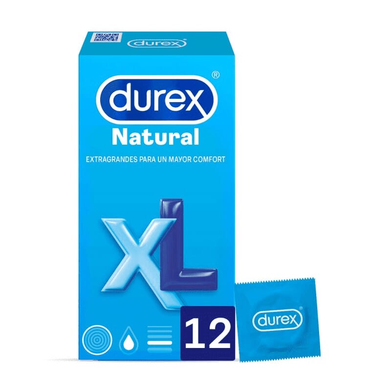 DUREX NATURAL XL 12 Uds