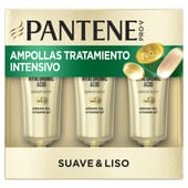 Ampollas Rescate Suave Liso 15 ml 3 Uds - Pantene